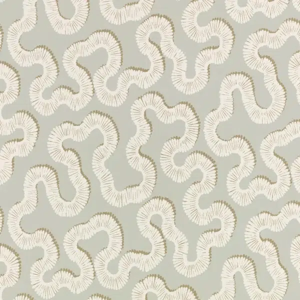 Papel pintado de dibujo abstracto en color beige Kezia W478/02