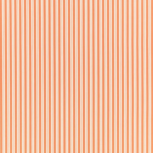 Tela de rayas en color naranja Obie 8052/10
