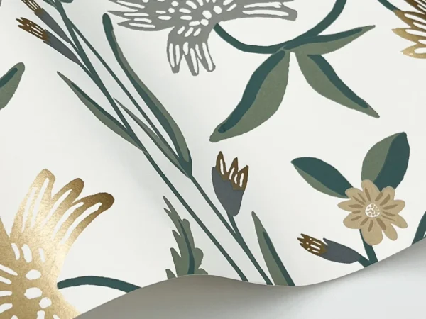 Papel pintado de estampado floral en color negro Aster RF7434 - Imagen 14