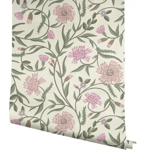 Papel pintado de estampado floral en color negro Aster RF7434 - Imagen 25