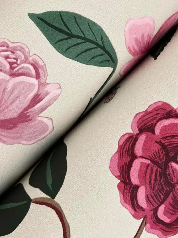 Papel pintado de estampado floral en color negro Roses RF7542 - Imagen 24