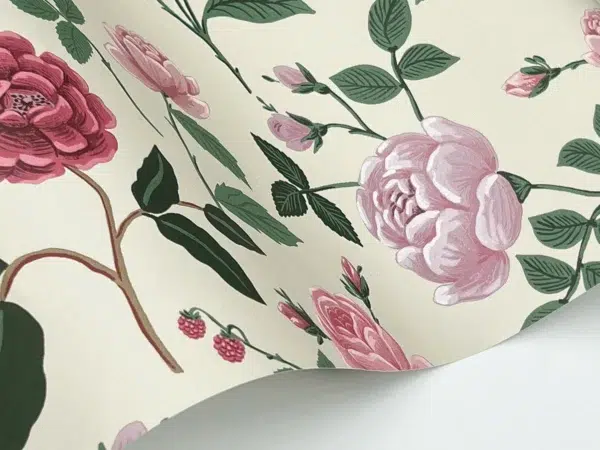 Papel pintado de estampado floral en color negro Roses RF7542 - Imagen 26