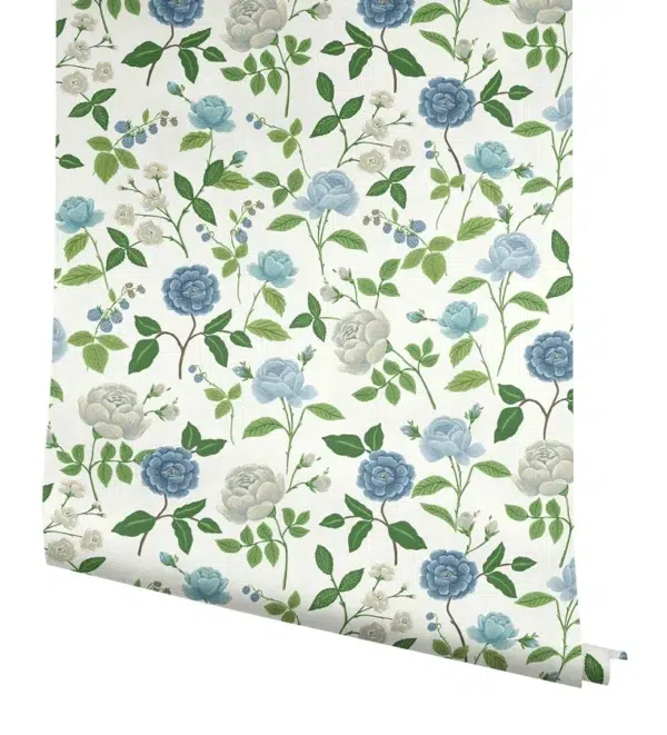 Papel pintado de estampado floral en color negro Roses RF7542 - Imagen 9