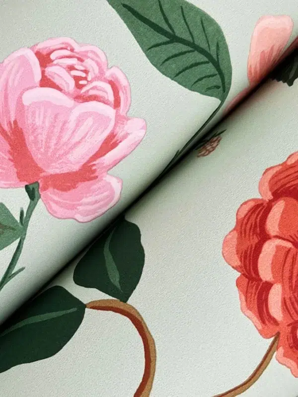 Papel pintado de estampado floral en color negro Roses RF7542 - Imagen 16