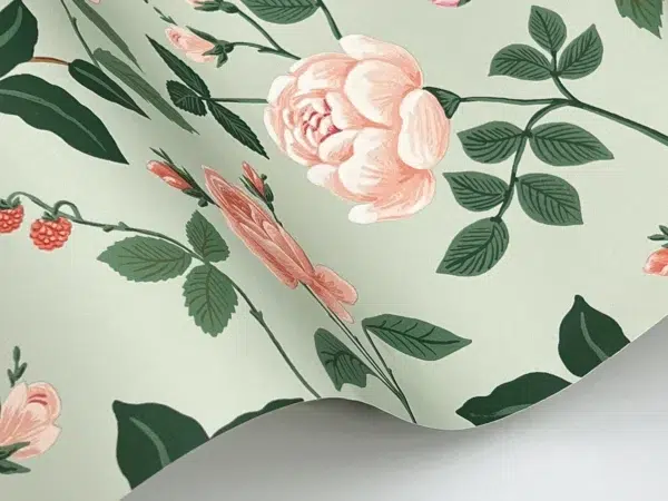 Papel pintado de estampado floral en color negro Roses RF7542 - Imagen 18