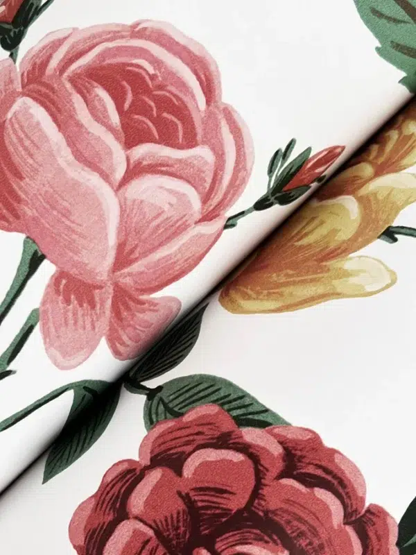 Papel pintado de estampado floral en color negro Roses RF7542 - Imagen 20