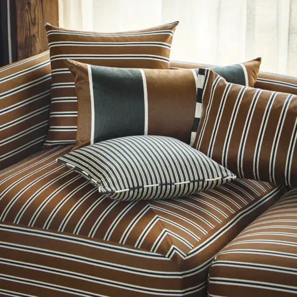Tela de rayas en color azul Arbury 8056/04 - Imagen 11