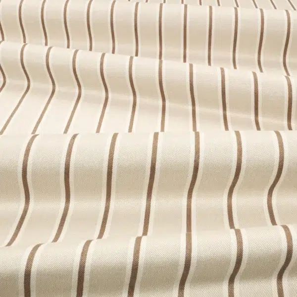 Tela de rayas en color beige Tiva 8054/01
