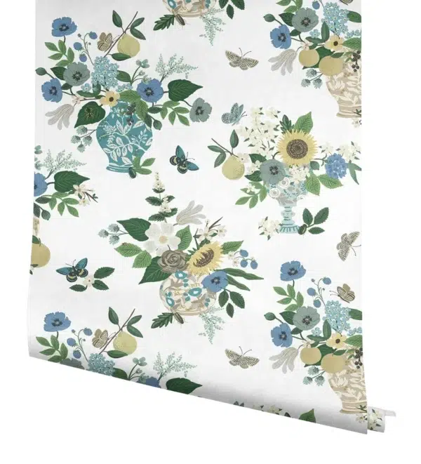 Papel pintado de estampado floral multicolor Flower Studies RF7402 - Imagen 9