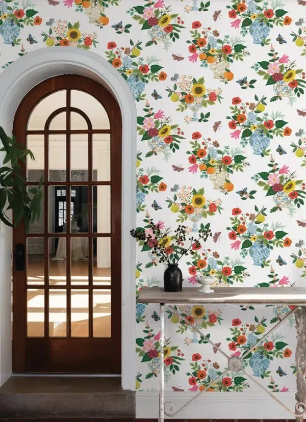 Papel pintado de estampado floral multicolor Flower Studies RF7402 - Imagen 3