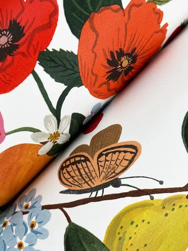 Papel pintado de estampado floral multicolor Flower Studies RF7402 - Imagen 4
