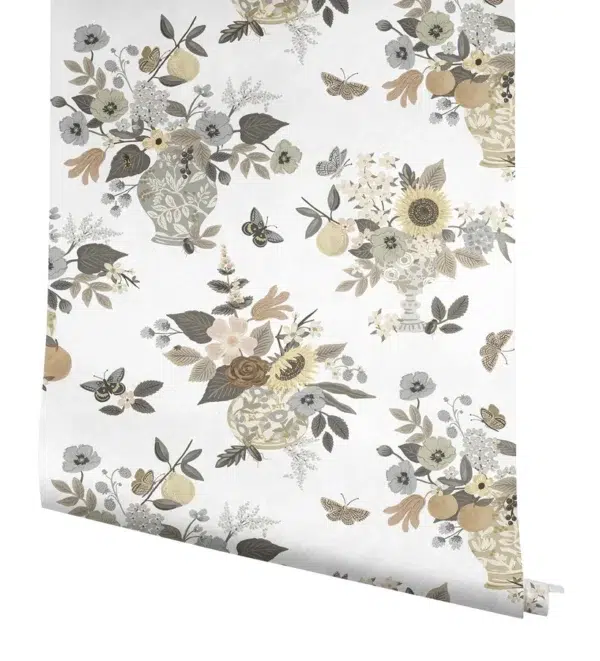 Papel pintado de estampado floral multicolor Flower Studies RF7402 - Imagen 13
