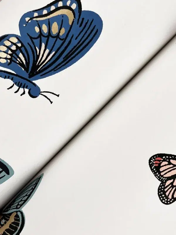 Papel pintado de mariposas en color negro Butterfly House RF7413 - Imagen 16