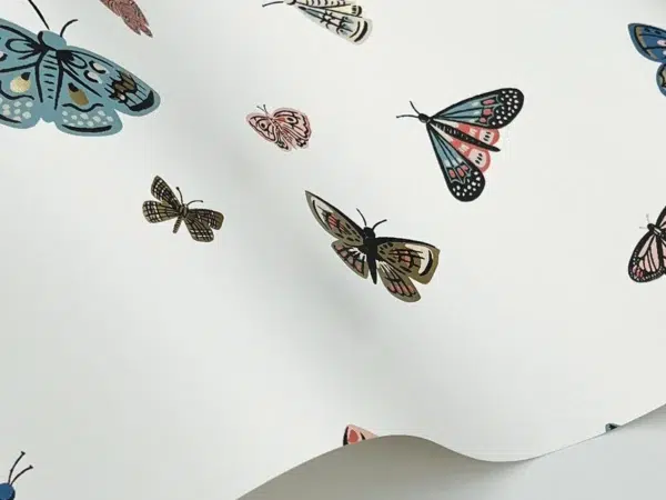 Papel pintado de mariposas en color negro Butterfly House RF7413 - Imagen 18