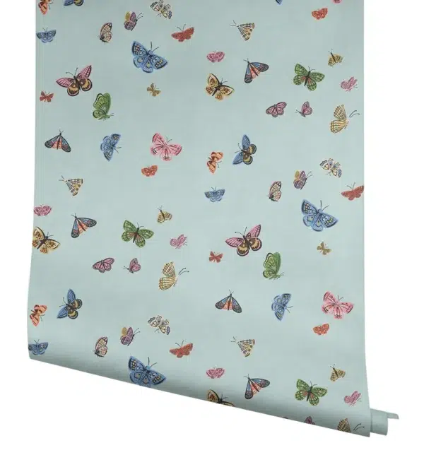 Papel pintado de mariposas en color negro Butterfly House RF7413 - Imagen 9