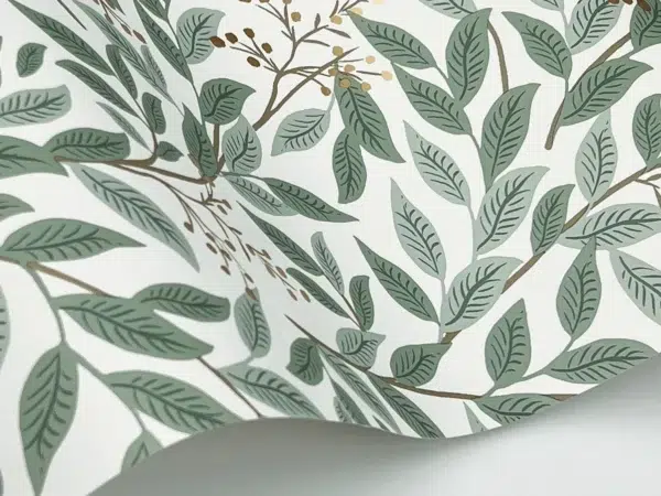 Papel pintado de hojas en color verde Willowberry RF7465 - Imagen 6