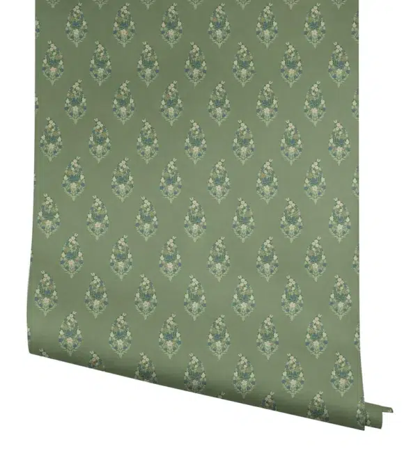 Papel pintado de estampado floral en color azul Paisley RF7473 - Imagen 21