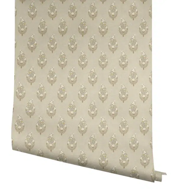Papel pintado de estampado floral en color azul Paisley RF7473 - Imagen 9