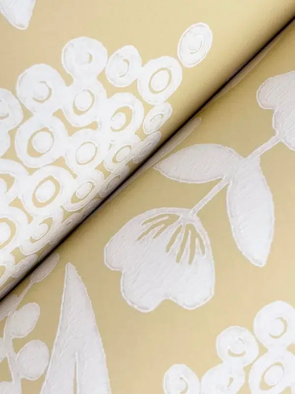 Papel pintado de damasco en color amarillo Pineapple Damask RF7481 - Imagen 4