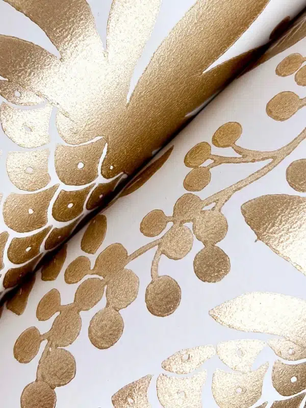 Papel pintado de damasco en color amarillo Pineapple Damask RF7481 - Imagen 8