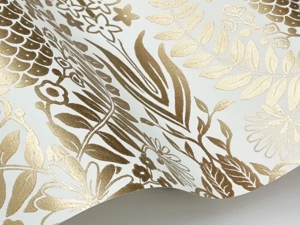 Papel pintado de damasco en color amarillo Pineapple Damask RF7481 - Imagen 10