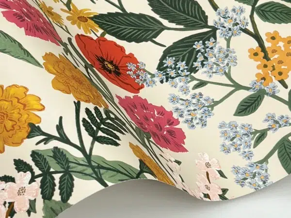 Papel pintado de estampado floral en color beige Blossom RF7492 - Imagen 6