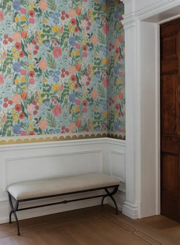 Papel pintado de estampado floral en color beige Blossom RF7492 - Imagen 7