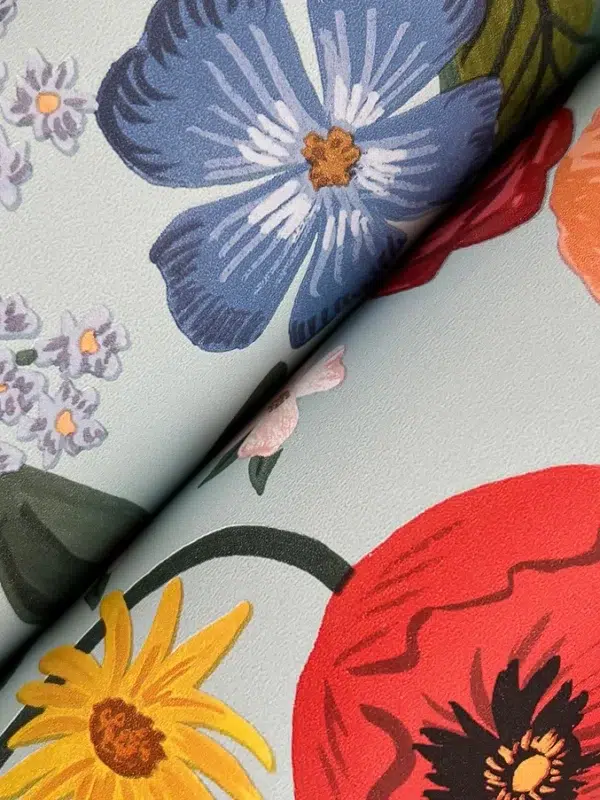 Papel pintado de estampado floral en color beige Blossom RF7492 - Imagen 8