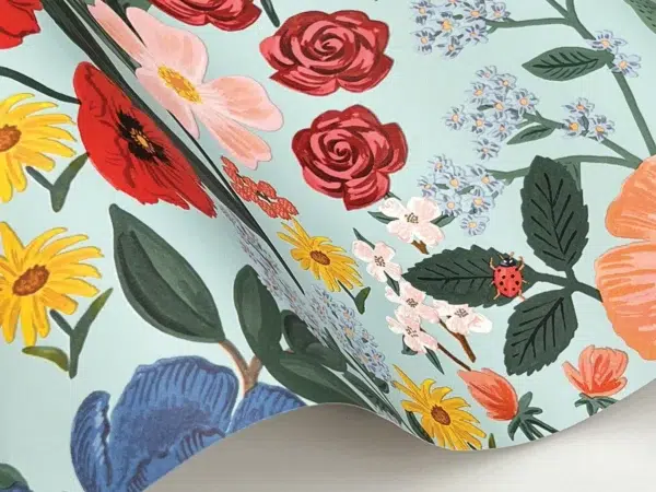 Papel pintado de estampado floral en color beige Blossom RF7492 - Imagen 10