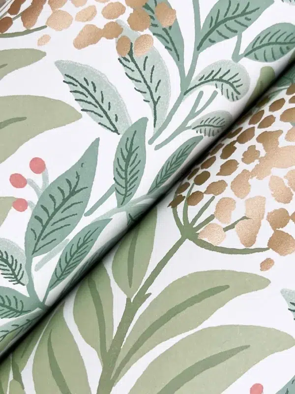 Papel pintado de estampado floral en color verde Highgrove RF7503 - Imagen 25