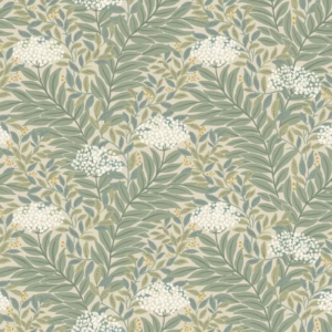 Papel pintado de estampado floral en color beige Highgrove RF7502
