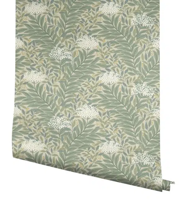 Papel pintado de estampado floral en color verde Highgrove RF7504 - Imagen 9