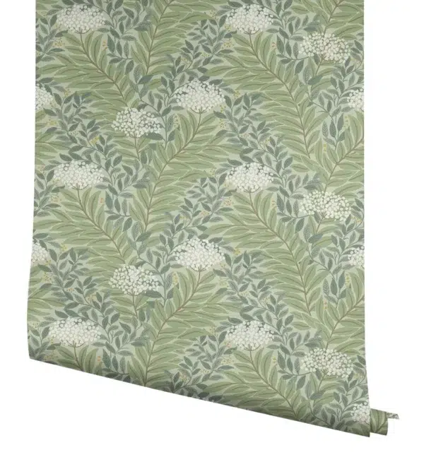 Papel pintado de estampado floral en color verde Highgrove RF7504 - Imagen 13