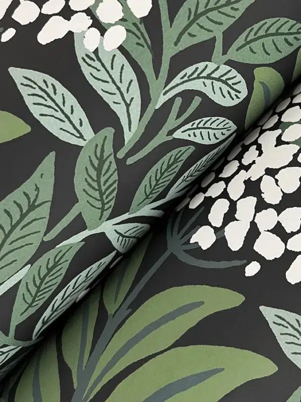 Papel pintado de estampado floral en color verde Highgrove RF7504 - Imagen 4