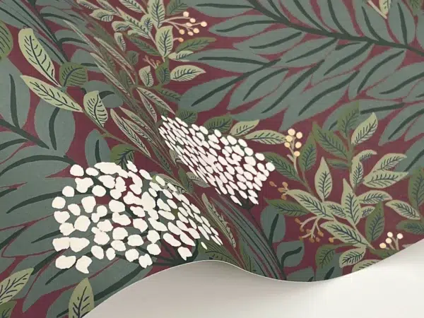 Papel pintado de estampado floral en color verde Highgrove RF7504 - Imagen 22