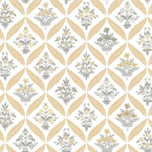 Papel pintado de rombos en color gris Estee Garden RF7511