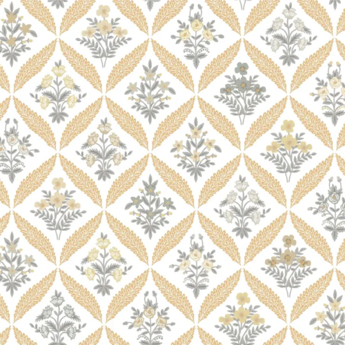 Papel pintado de rombos en color gris Estee Garden RF7511