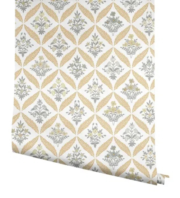Papel pintado de rombos en color verde Estee Garden RF7513 - Imagen 13