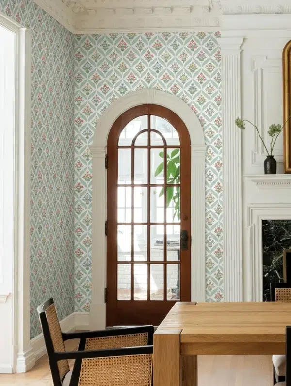 Papel pintado de rombos en color verde Estee Garden RF7513 - Imagen 15