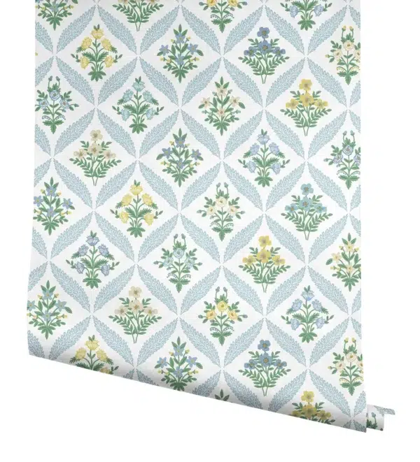 Papel pintado de rombos en color verde Estee Garden RF7513 - Imagen 9