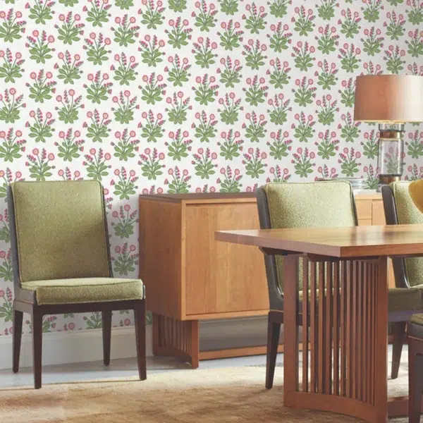 Papel pintado de estampado floral en color negro Meadow Flowers AC9152 - Imagen 6