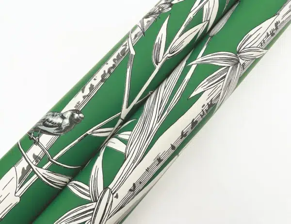 Papel pintado de bamboo en color rojo Bambou Toile RF7835 - Imagen 25