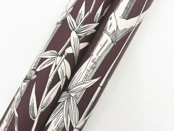 Papel pintado de bamboo en color rojo Bambou Toile RF7835 - Imagen 5